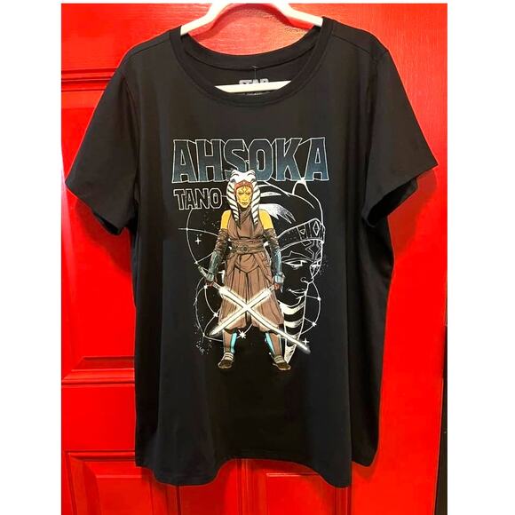 Torrid Ahsoka Tano Star Wars Clone Wars Punk Gothic Graphic T Shirt‎ Disney 3X - Picture 1 of 1